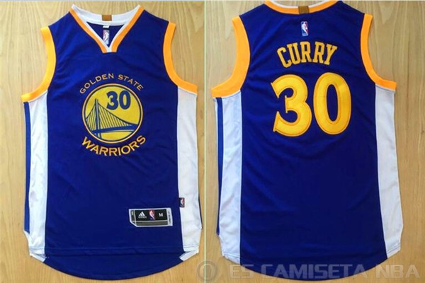 Camiseta Curry #30 Golden State Warriors Azul - Haga un click en la imagen para cerrar
